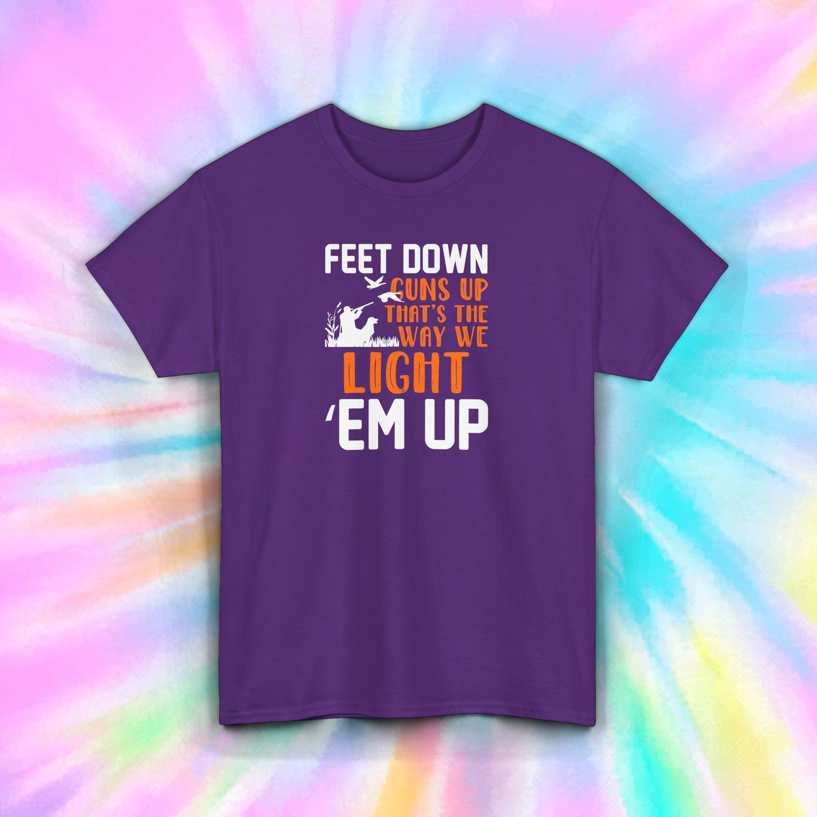 Duck Hunting T-Shirt Feet Down Guns Up Waterfowl Hunter Gift Tee S-5XL gallery