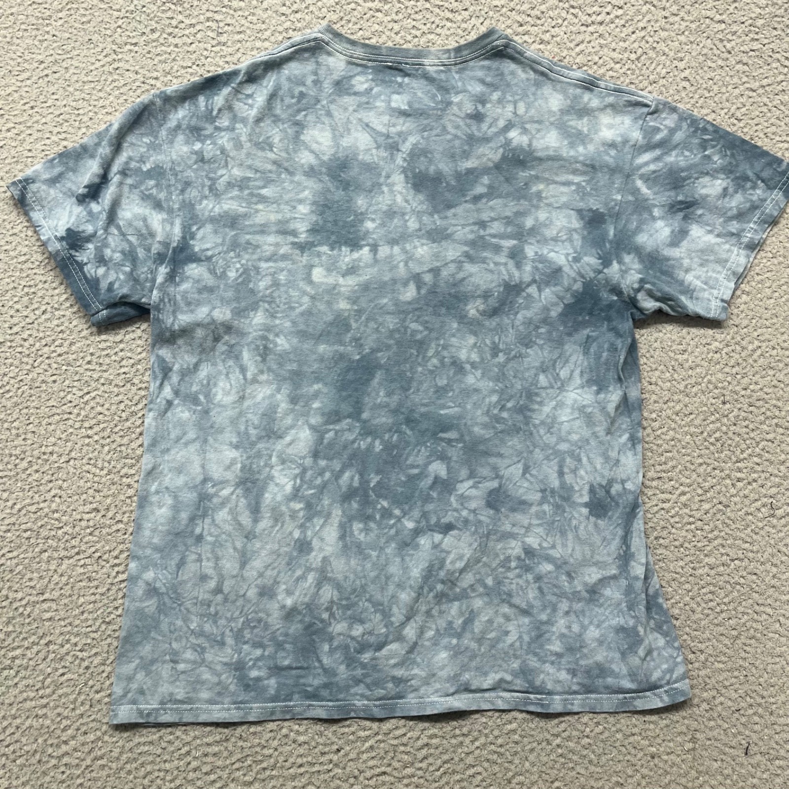 The Mountain Shirt Adult L Blue Tie Dye Wolf Arctic Snow 3D Tees Graphic T-shirt gallery