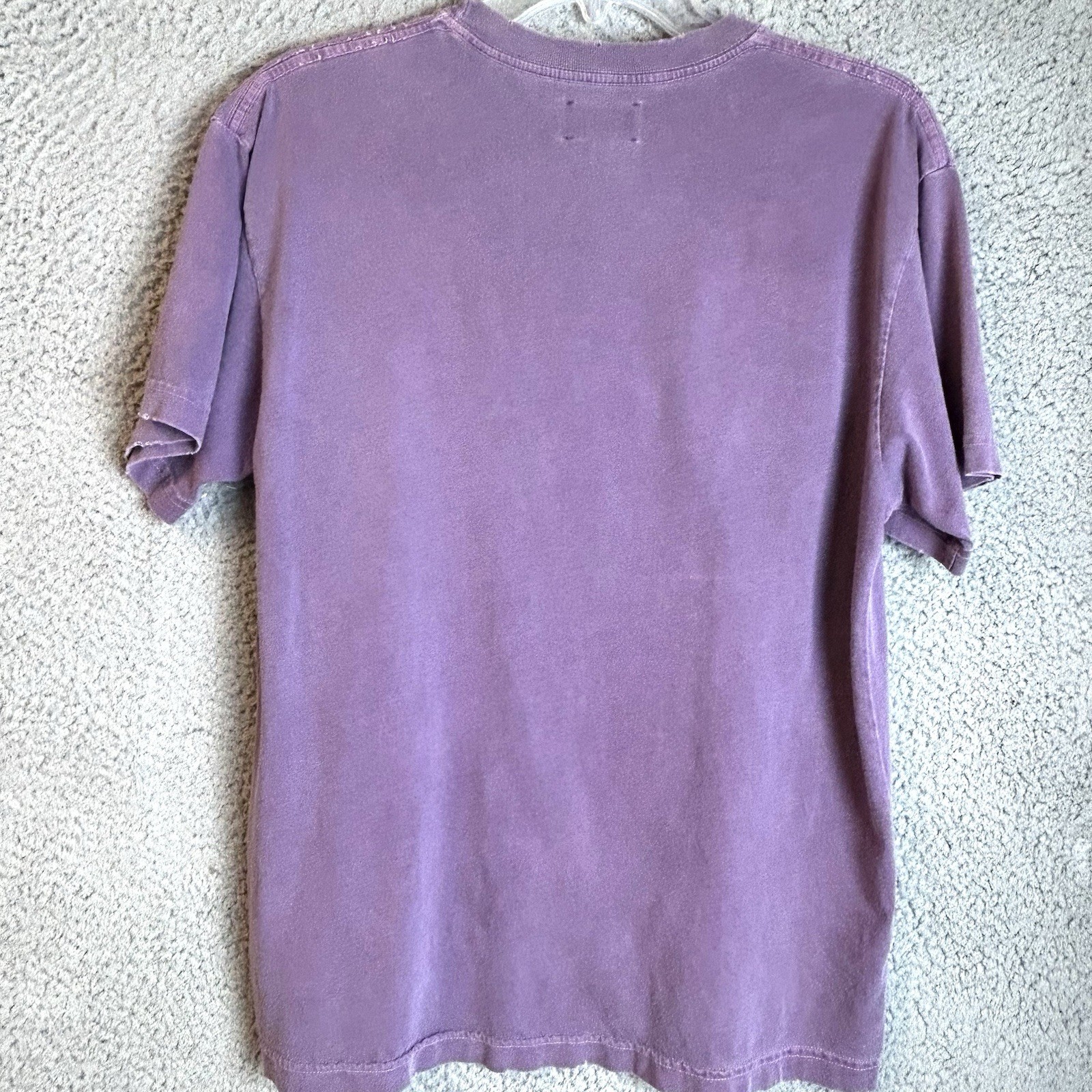 Machus Private Label Vintage Wash Purple T Shirt Size Small / Medium Boxy Pdx gallery