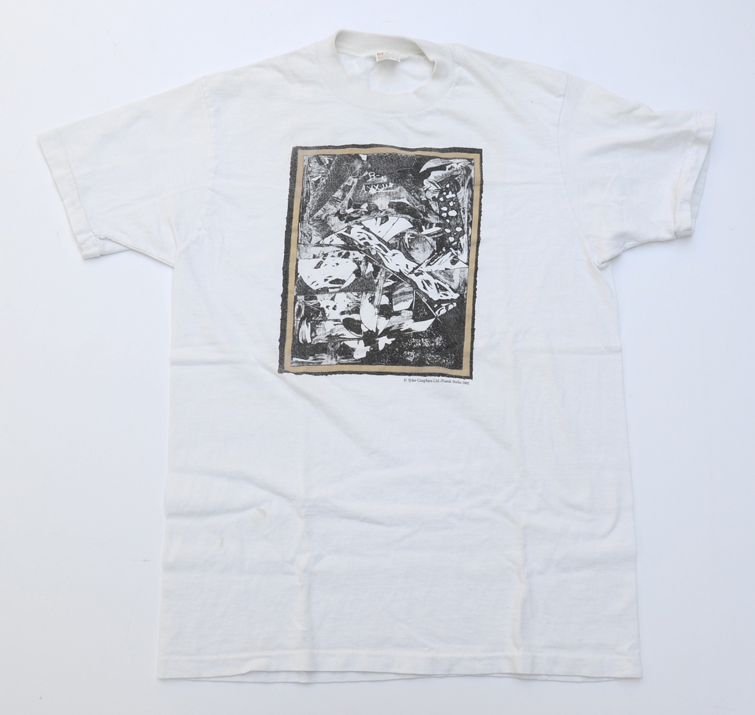 ∞ NEW Vintage FRANK STELLA T Shirt Stock Green Farms Amenia NY MOMA Era 80s ∞ gallery