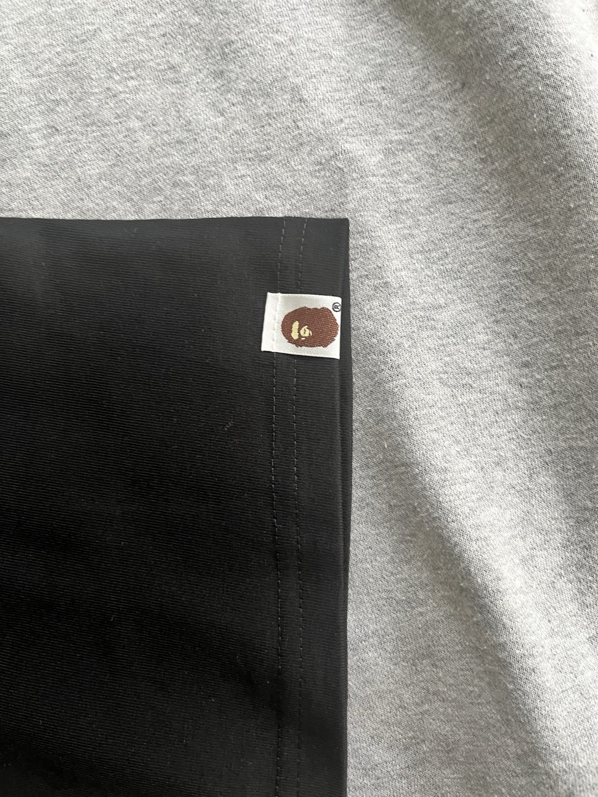 A Bathing Ape BAPE Baby Milo Black Graphic Print Logo Crew Neck T-Shirt M gallery