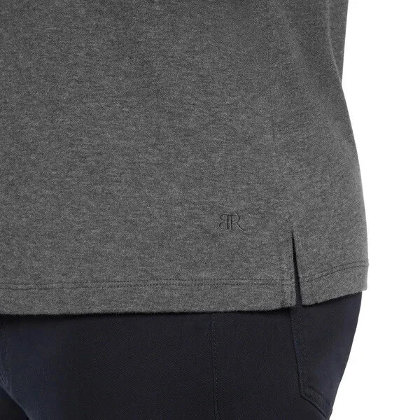 Banana Republic Men’s Luxe Touch Performance Tee, Gray, Size M gallery