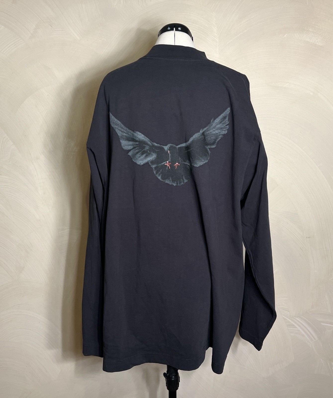 Men's 100% Cotton MockNeck Black Dove L/S Gap Streetwear Casual Shirt|Sz:L gallery