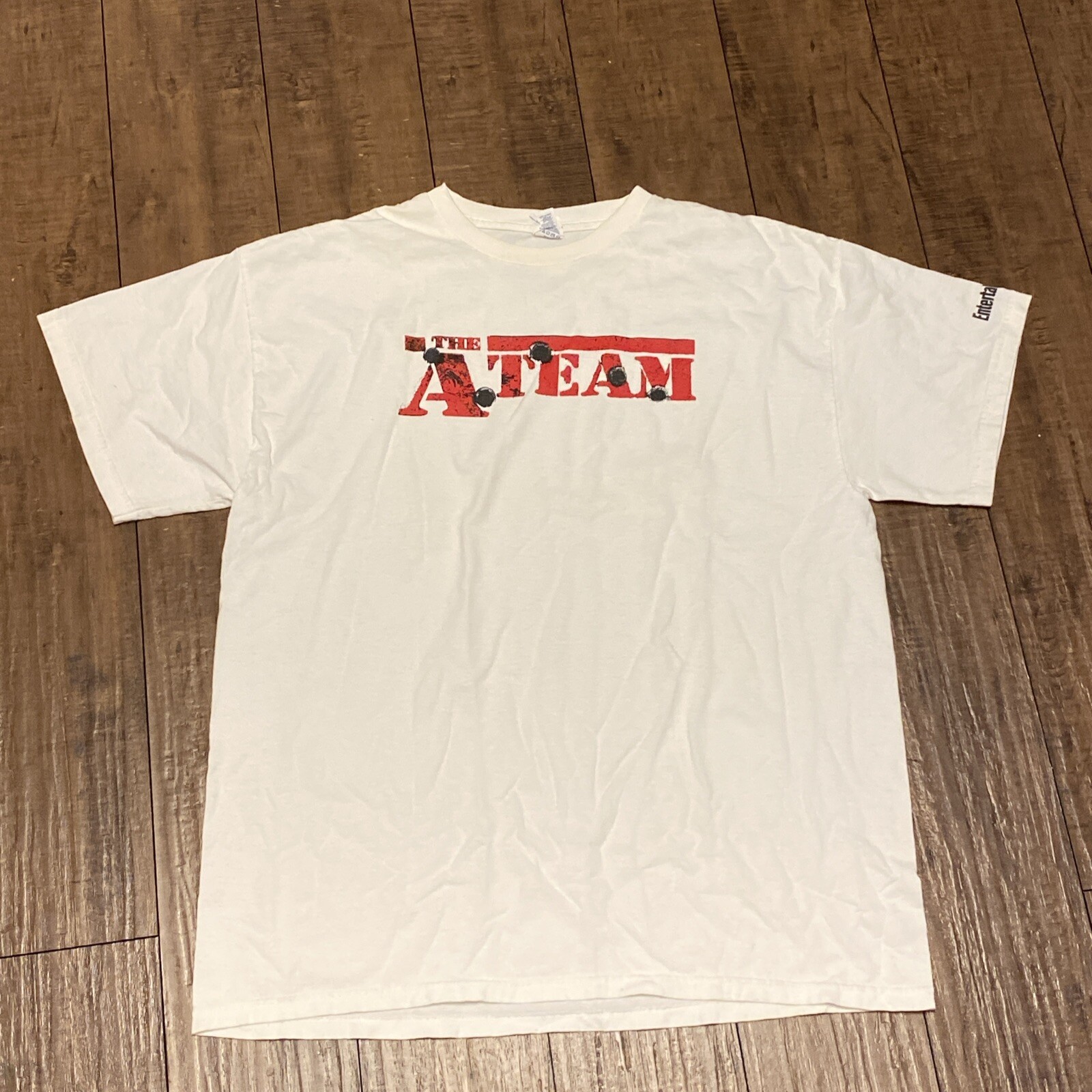 Vintage The A Team Promo White Tee Size XL