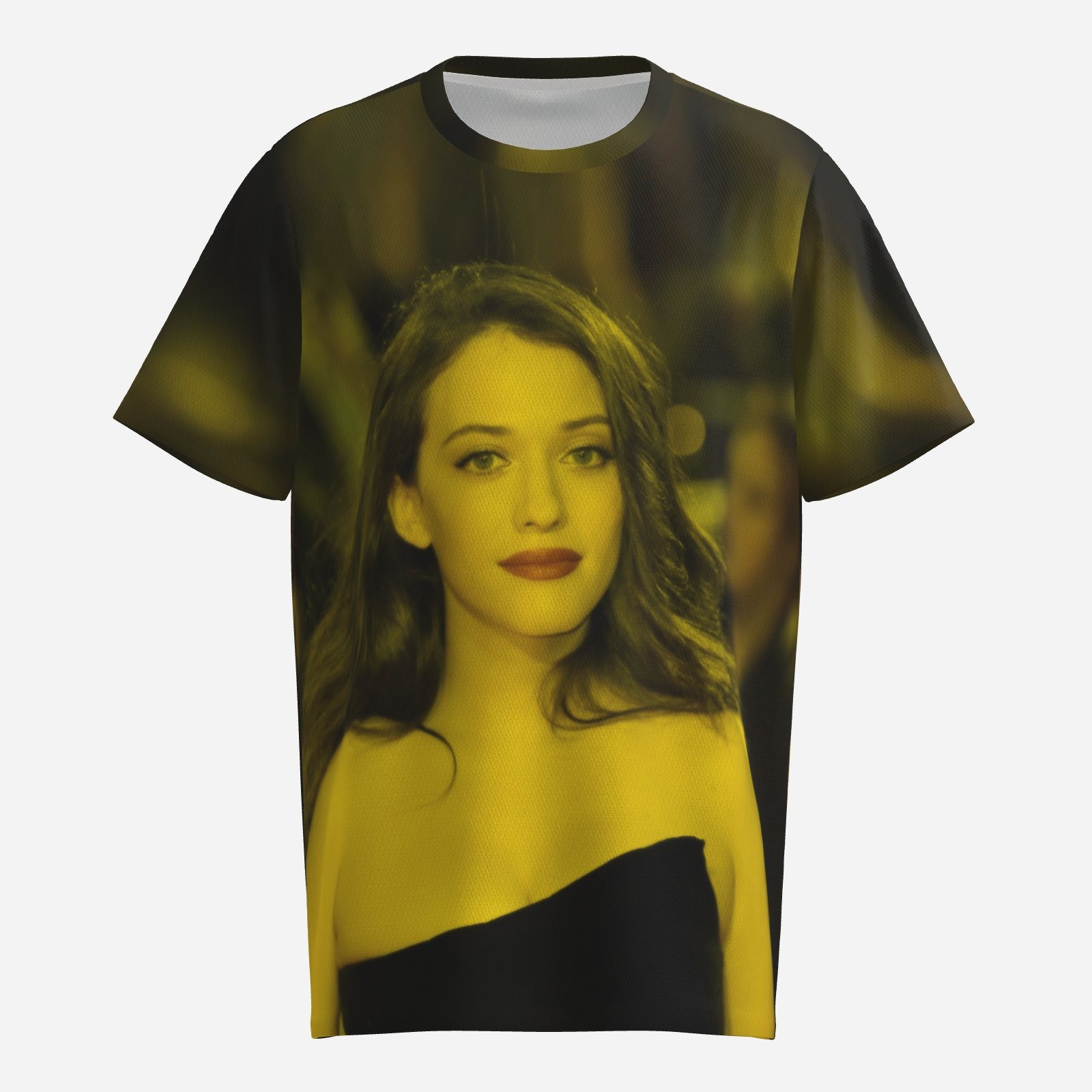 Kat Dennings All over Luxurious Fashion T Shirt, Celebslover Fashion Brand gallery