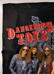 1991 Vintage Dangerous Toys Hellacious Acres Tshirt Promo Proof Sample Pellon