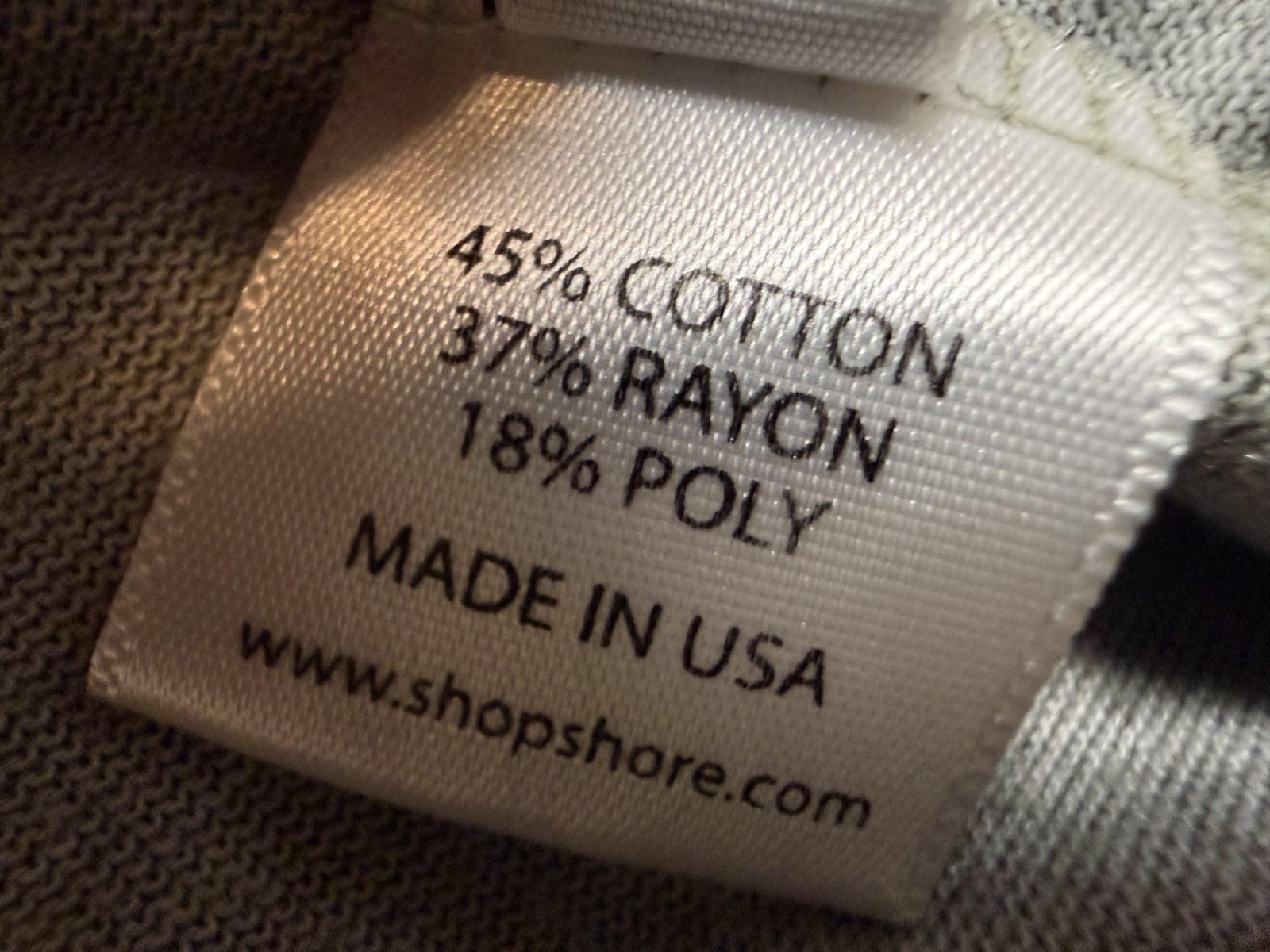 Shore Shirt Mens XL Green Long Sleeve Henley Cotton Rayon Polyester Made In USA gallery