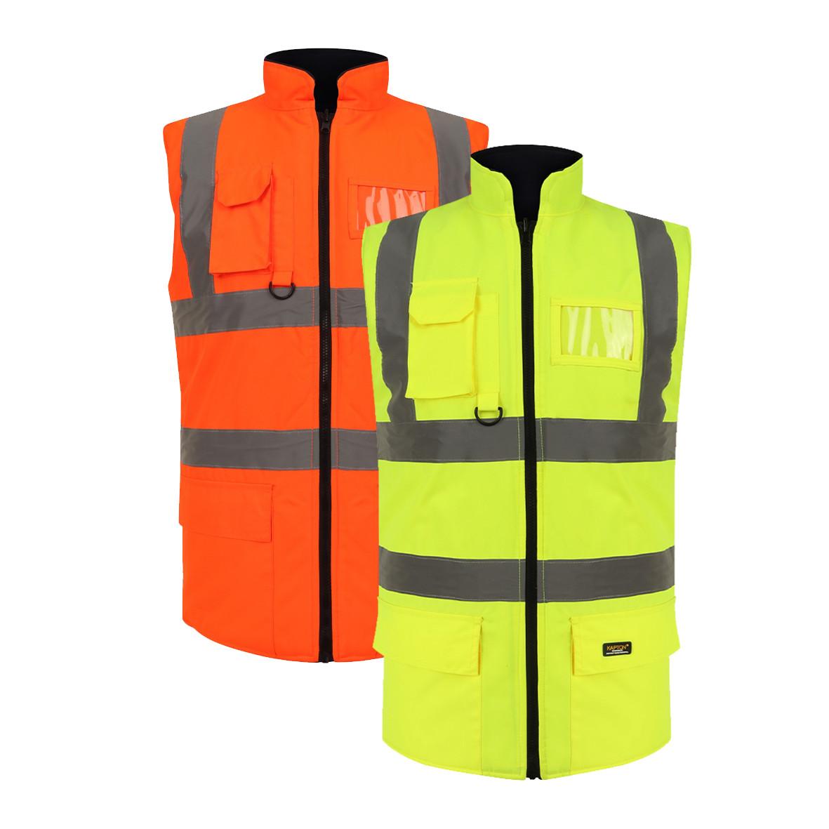 PADDED HIGH VISIBILITY REVERSIBLE BODY WARMER gallery