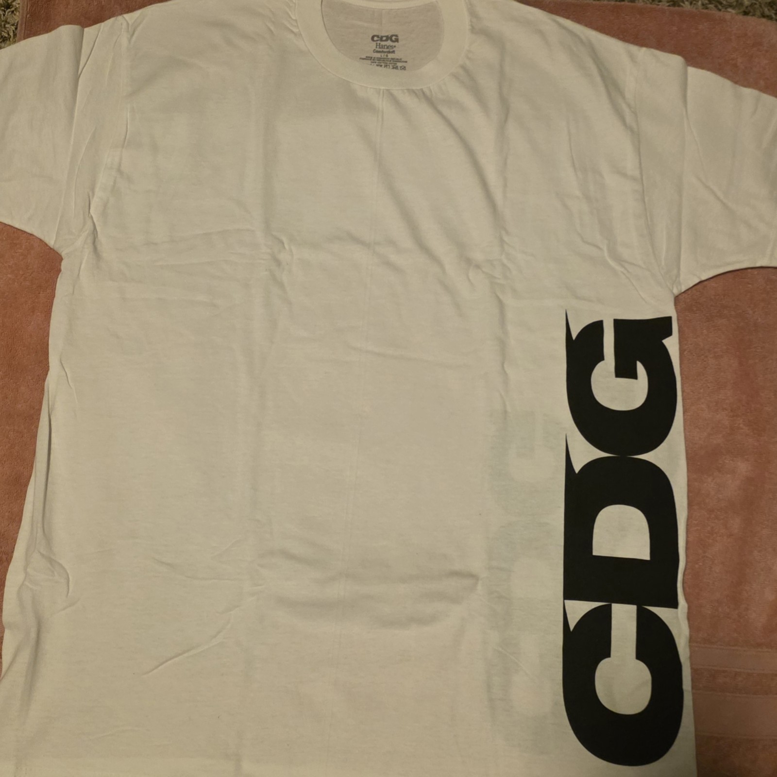 Comme des Garcons X Hanes Tagless Crew Neck T-Shirt 3-Pack White L CDG gallery