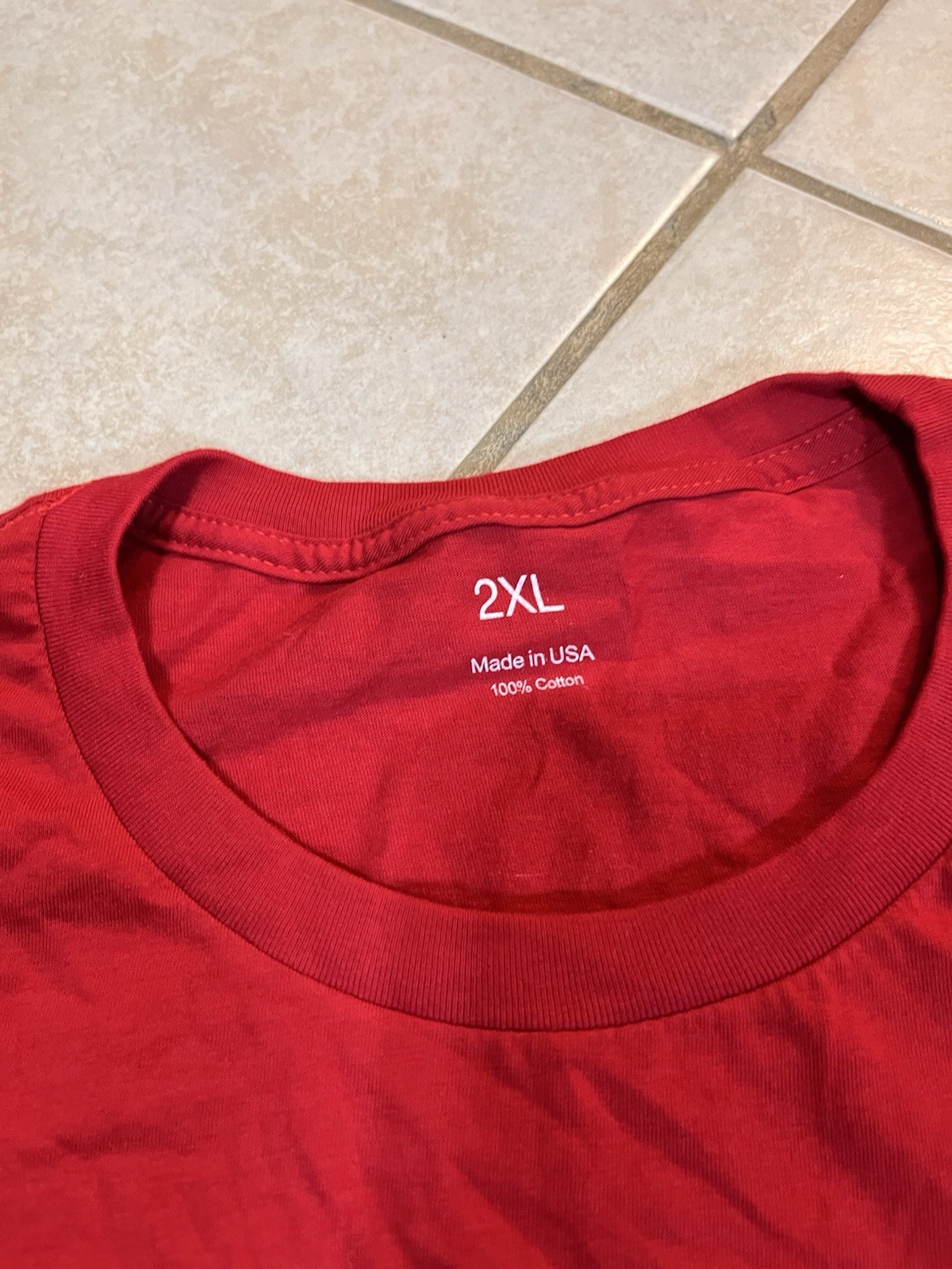 Red Apple Store Employee Uniform T-Shirt Mens Size 2XL Made in USA gallery