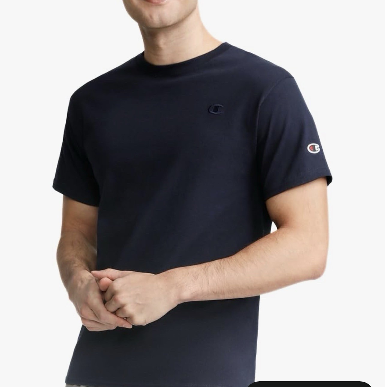 Champion Men's Classic Everyday T-Shirt Size 5XLT Navy New Big & Tall gallery