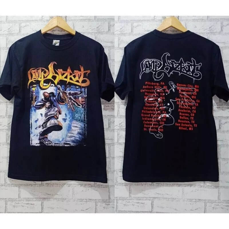 Limp Bizkit Band Tour 2 Side Black Short Sleeve Cotton T-shirt Unisex S-5XL gallery