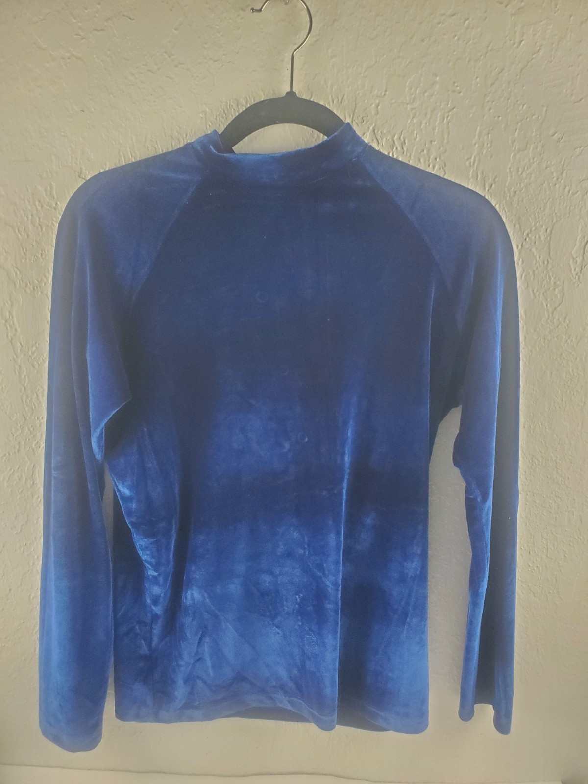 International Male Blue Suede Shirt Medium Vintage gallery