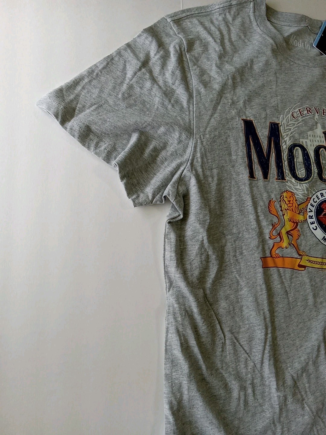 Modelo T-Shirt Men's Large Gray Beverage Graphic New with tags gallery
