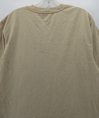Carhartt Shirt Men Small Beige Pullover Loose Fit Pocket Work Wear Outdoor