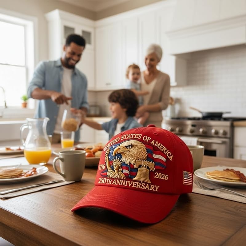 250 Anniversary USA Hat – United States 250th Anniversary Adjustable Patrioti... gallery