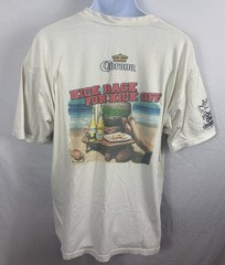 Vintage Corona Beer “Kick Back For Kick Off” Double-Sided T-Shirt Men’s Size XL