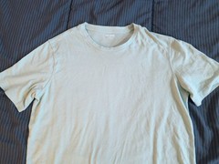 ~Old Navy Soft-Washed Tee Curved Hem T-shirt M MT Medium-Tall Pale Glass Green