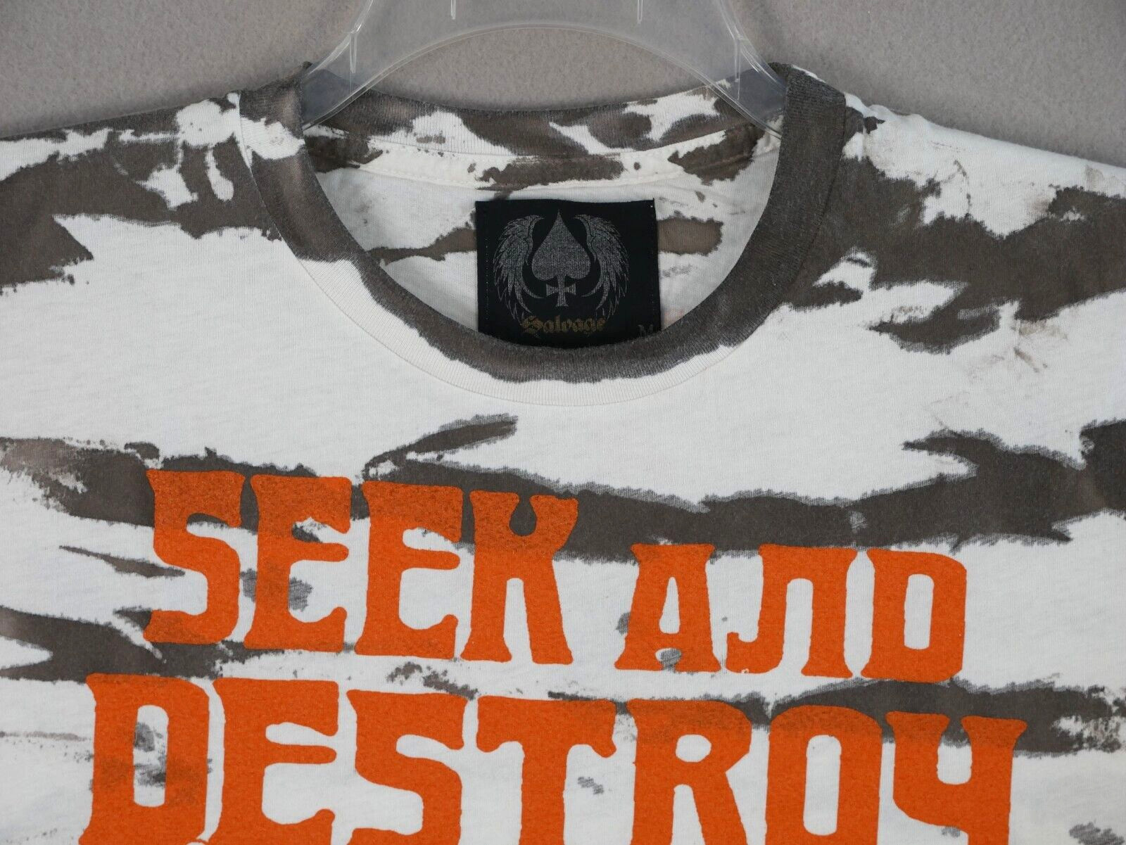 Genuine Vintage Salvage Brand T Shirt "SHOGUN" Rust V51T425 Size M gallery