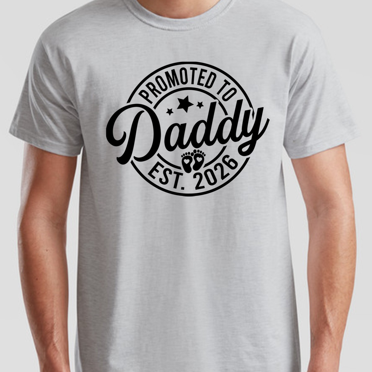 Promoted To Daddy Mens T Shirt Est 2026 Best Dad Father's Day Novelty Tee gallery