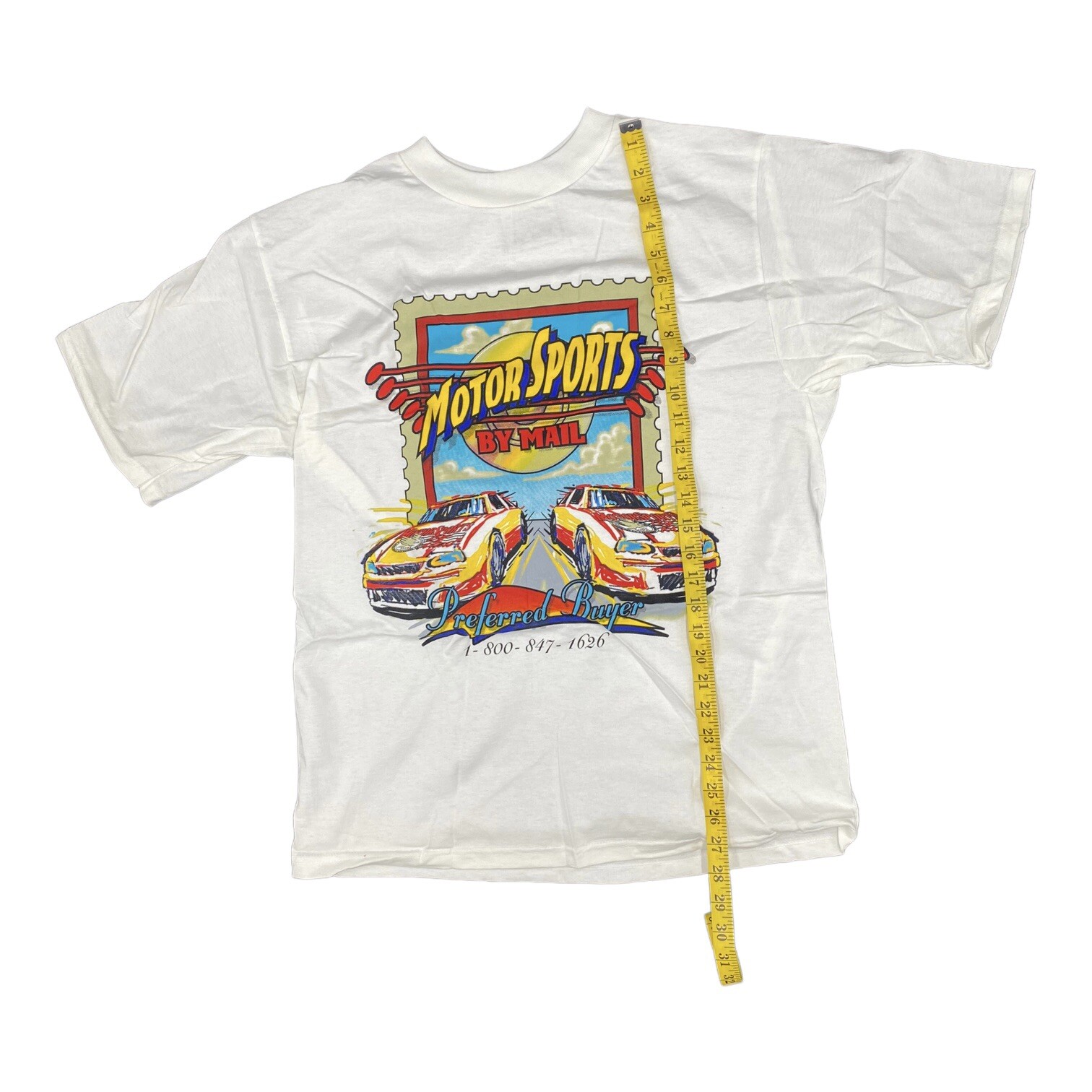 Vintage Motor Sports by Mail T-Shirt NOS Men’s L Preferred Buyer Chase Auth gallery