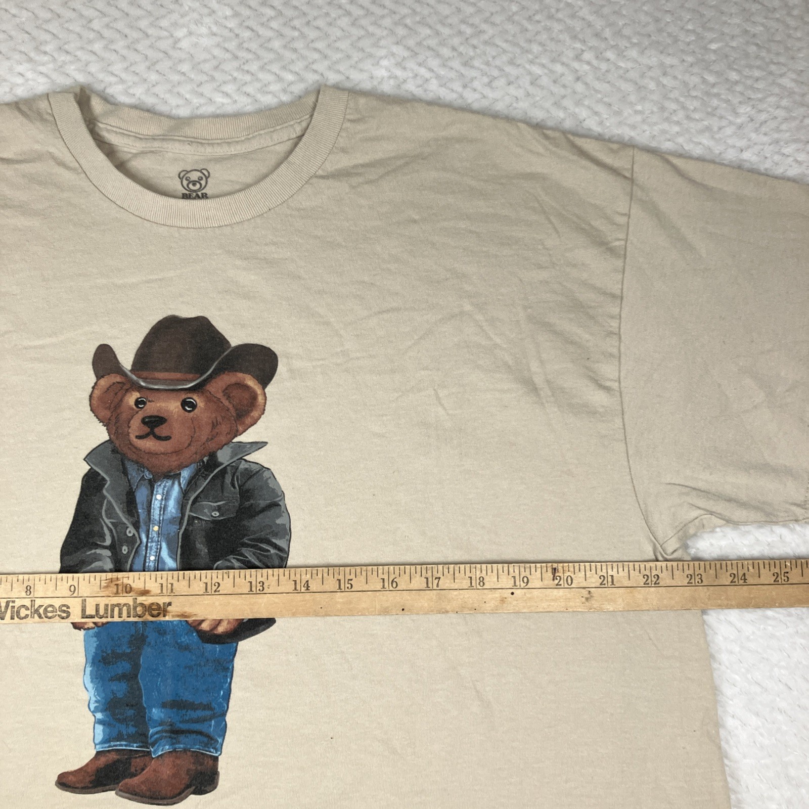 Cowboy T-Shirt Polo Bear Style T-Shirt Style Casual Graphic T-Shirt XL gallery