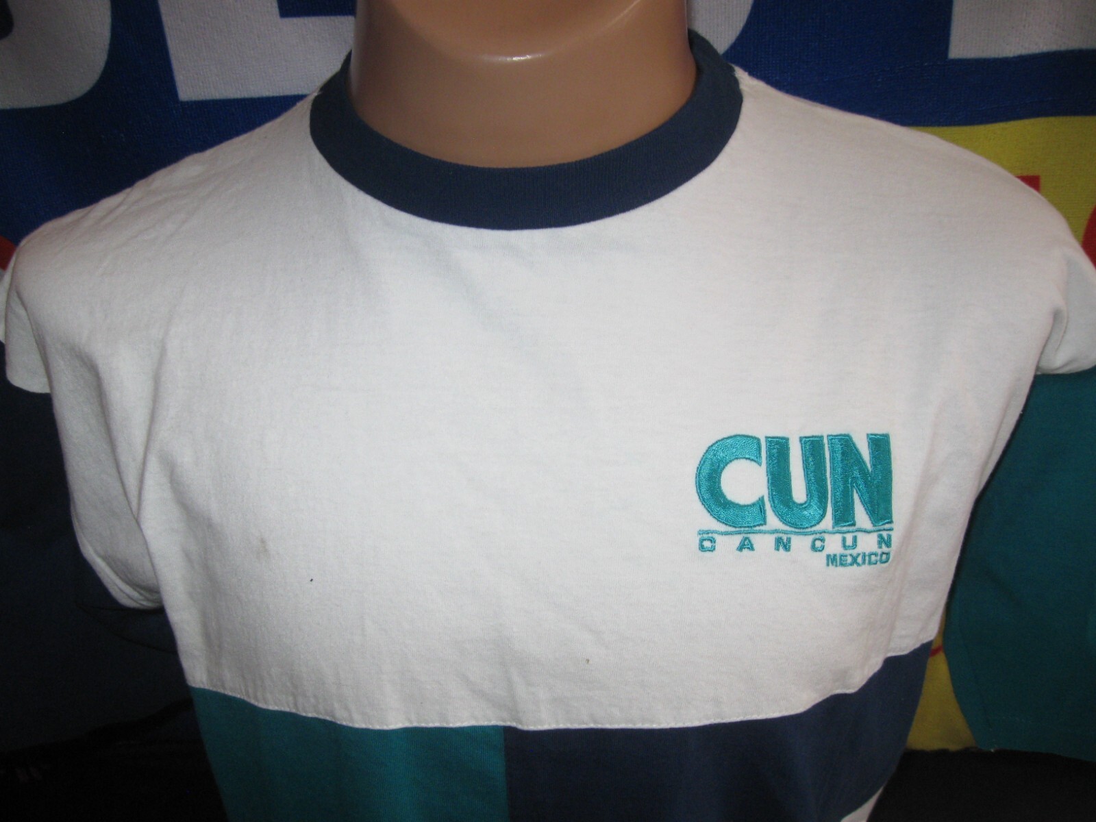 CANCUN MEXICO Vintage Beach Company T Shirt Men's XL Resort Surfing BEACH SUN gallery