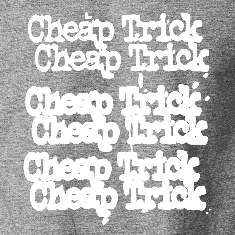 CHEAP TRICK T-Shirt 1970s Rock Band Stacked Logo Rick Nielsen S-6XL Tee gallery