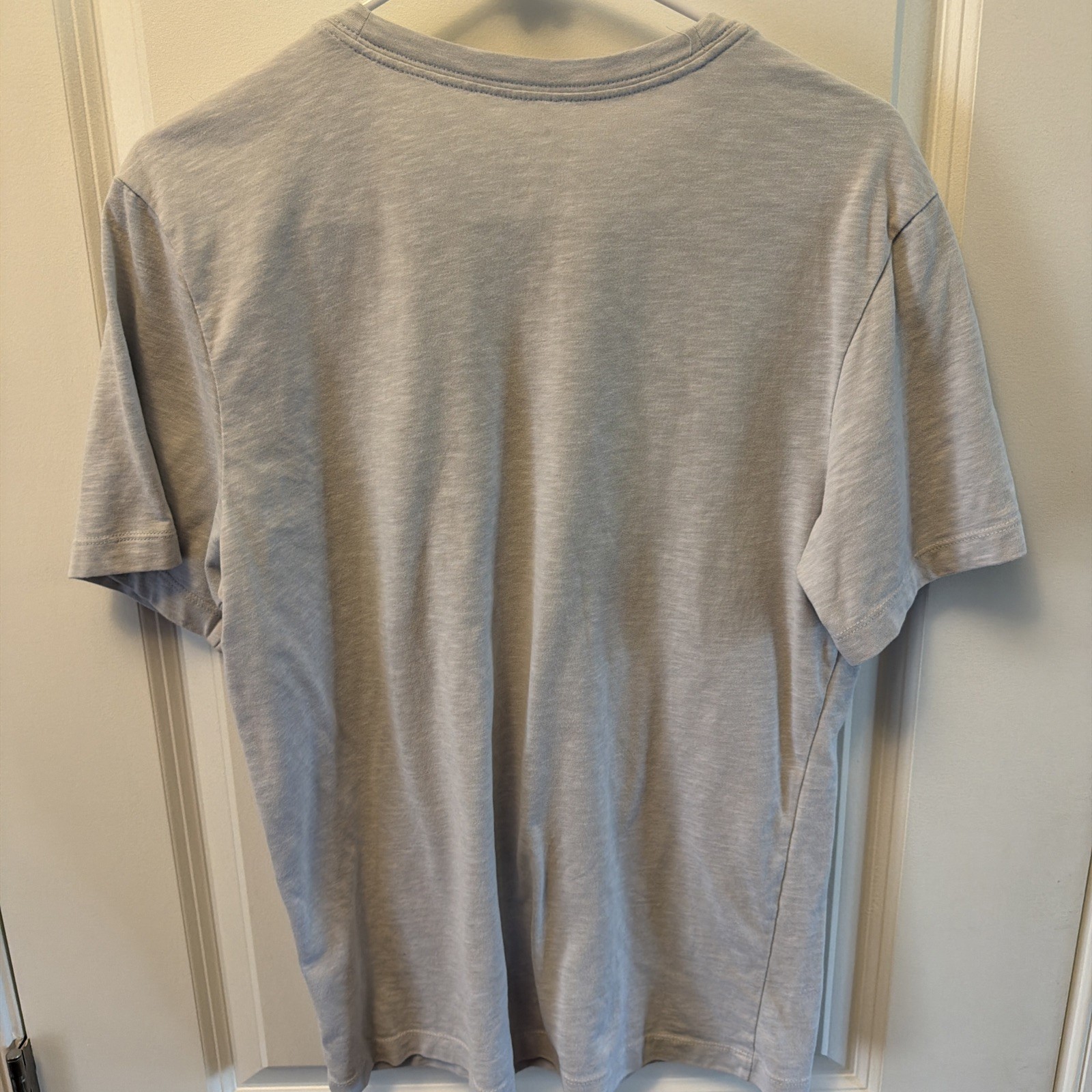 Nike Check Logo Tee Mens Small Dri Fit Gray Short Sleeve Casual Crewneck gallery