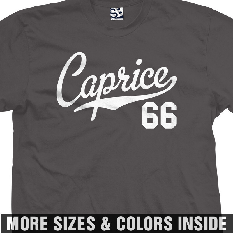 Caprice 66 Script Jersey Shirt – 1966 Classic Muscle Car Tee All Sizes & Colors