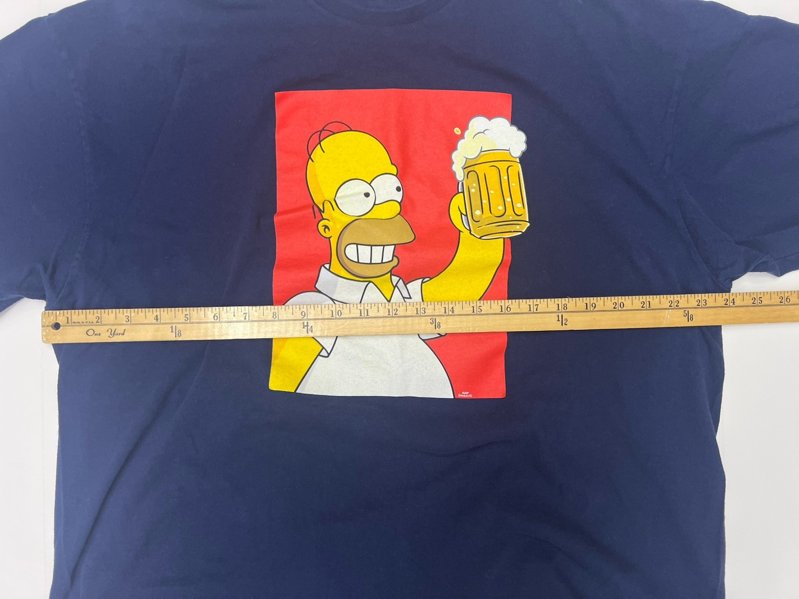 The Simpsons 20th Century Fox Homer Simpson Beer Tee Shirt Navy 2XL gallery