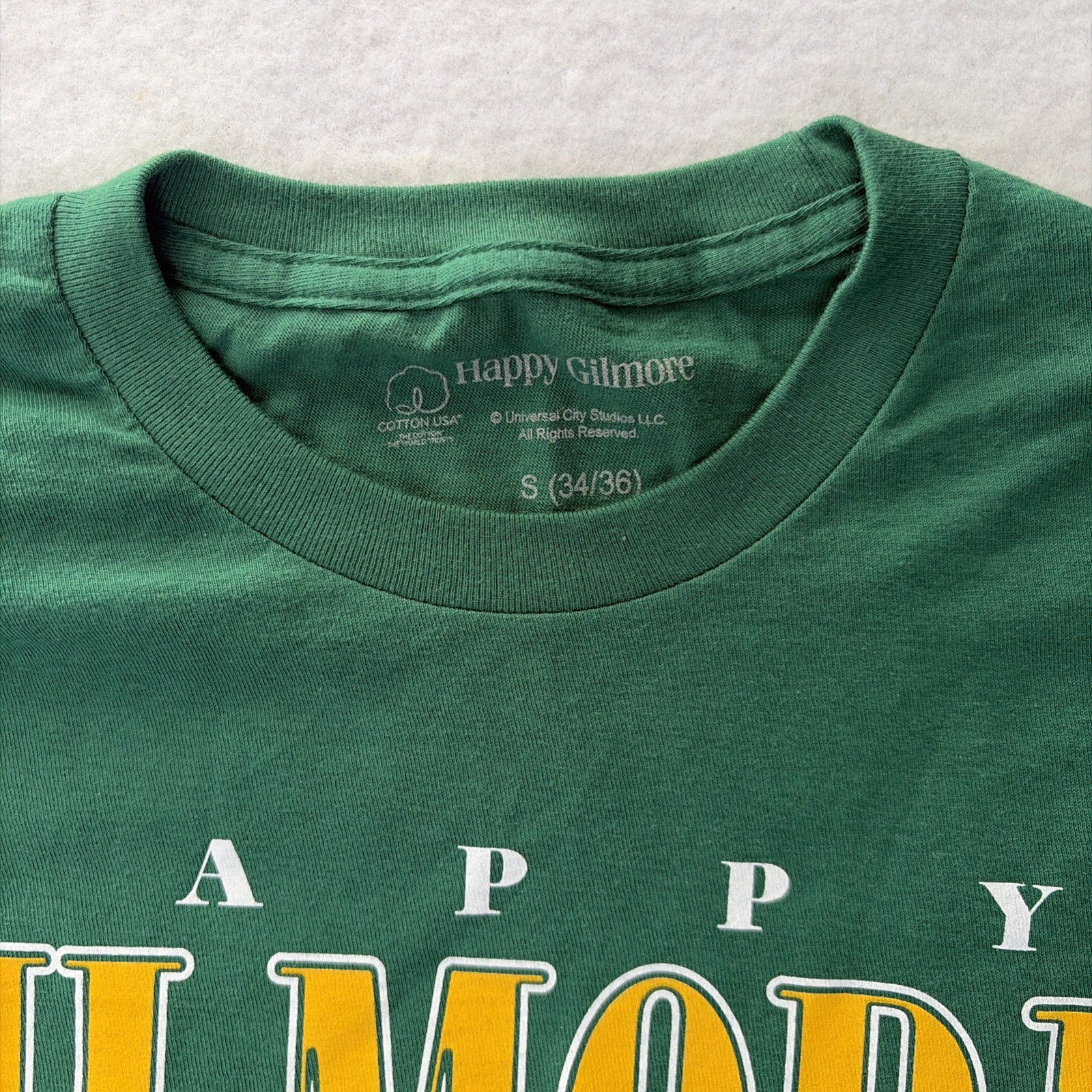 “Just tap it in” Happy Gilmore Green Short Sleeve T-Shirt Size Small 34-36 Nwt gallery