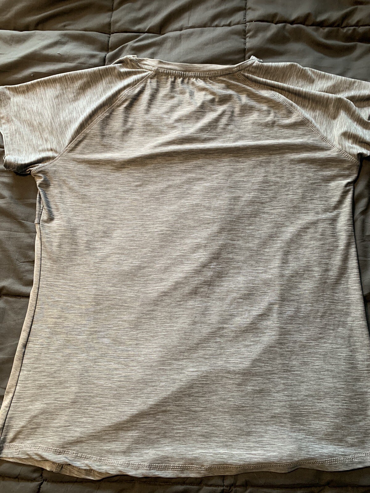 Men's Game Time Gray Dress Up T-Shirt V-Neck Size 1X - Nylon/Spandex gallery