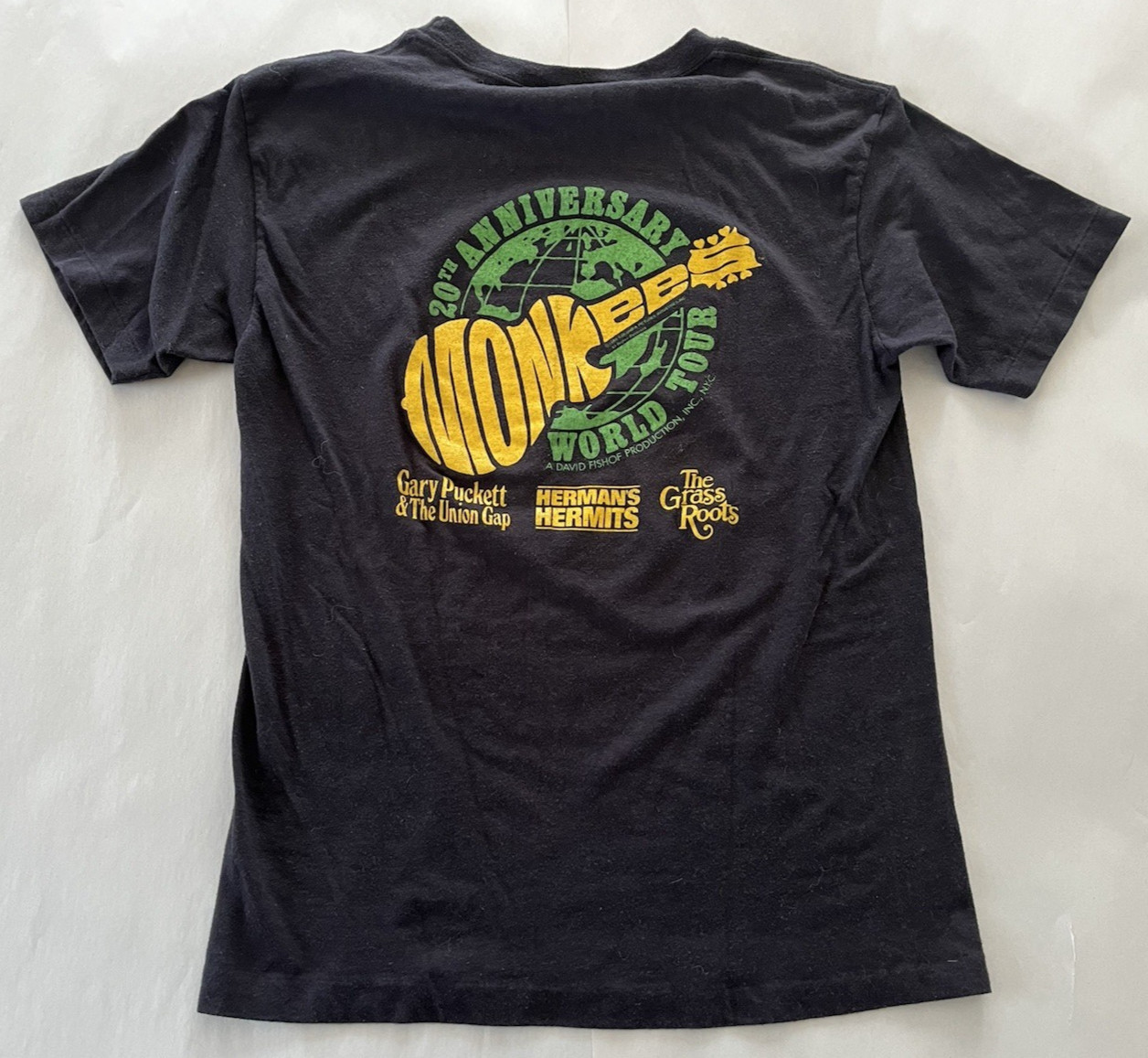 Vintage 80's The Monkees 20th Anniversary World Tour Shirt Single Stitch Size L gallery