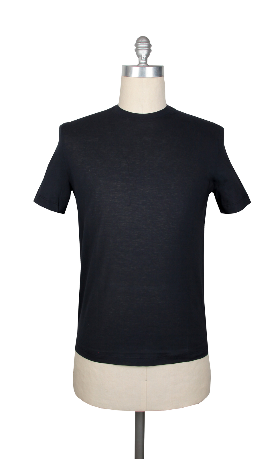 Kired Black Solid Crewneck Cotton T-Shirt - Extra Slim - (KR613231) gallery