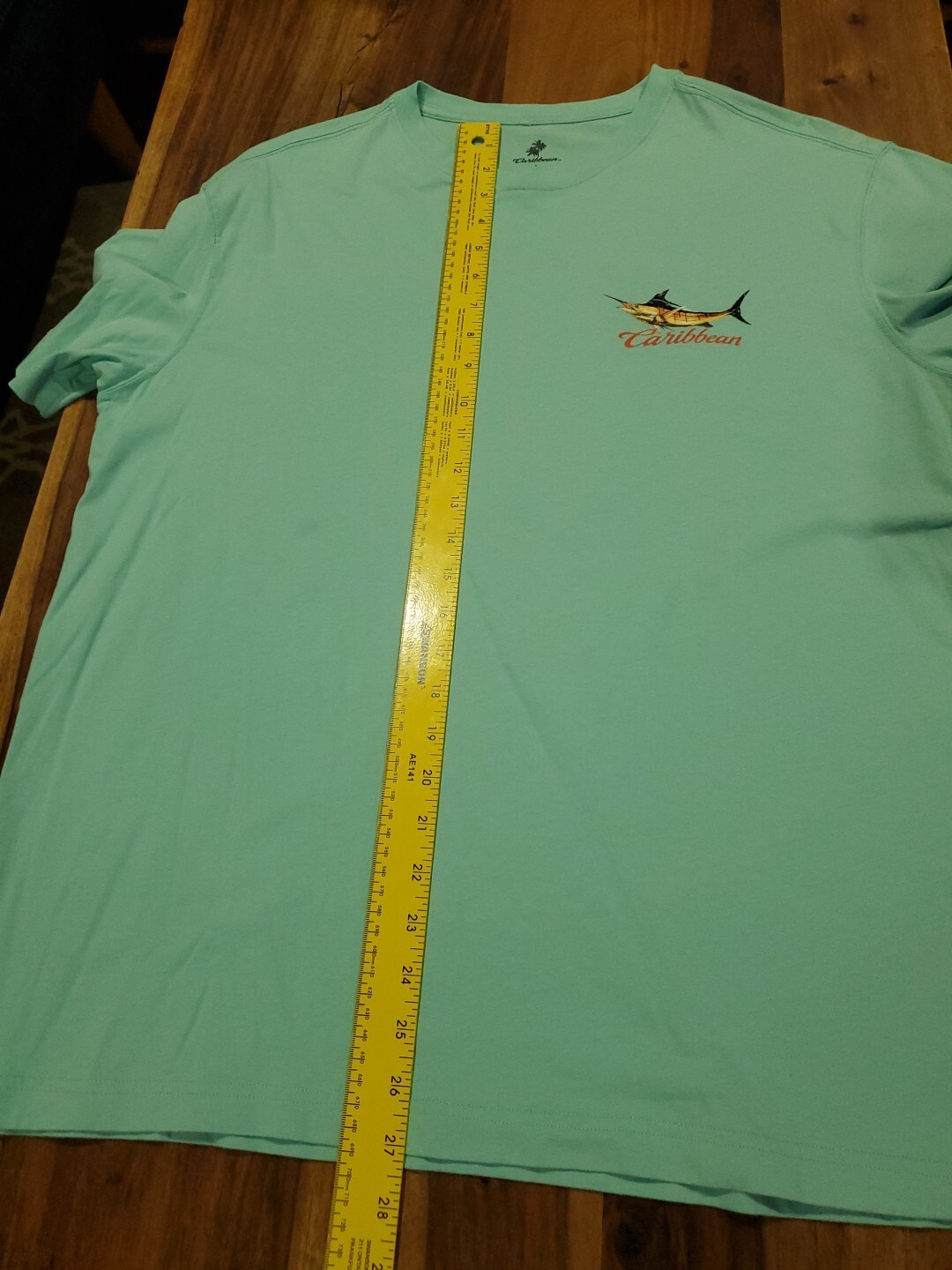 Caribbean 🌴 Graphic T Shirt Men's L "Hooked On Paradise " Marlin Tuna gallery