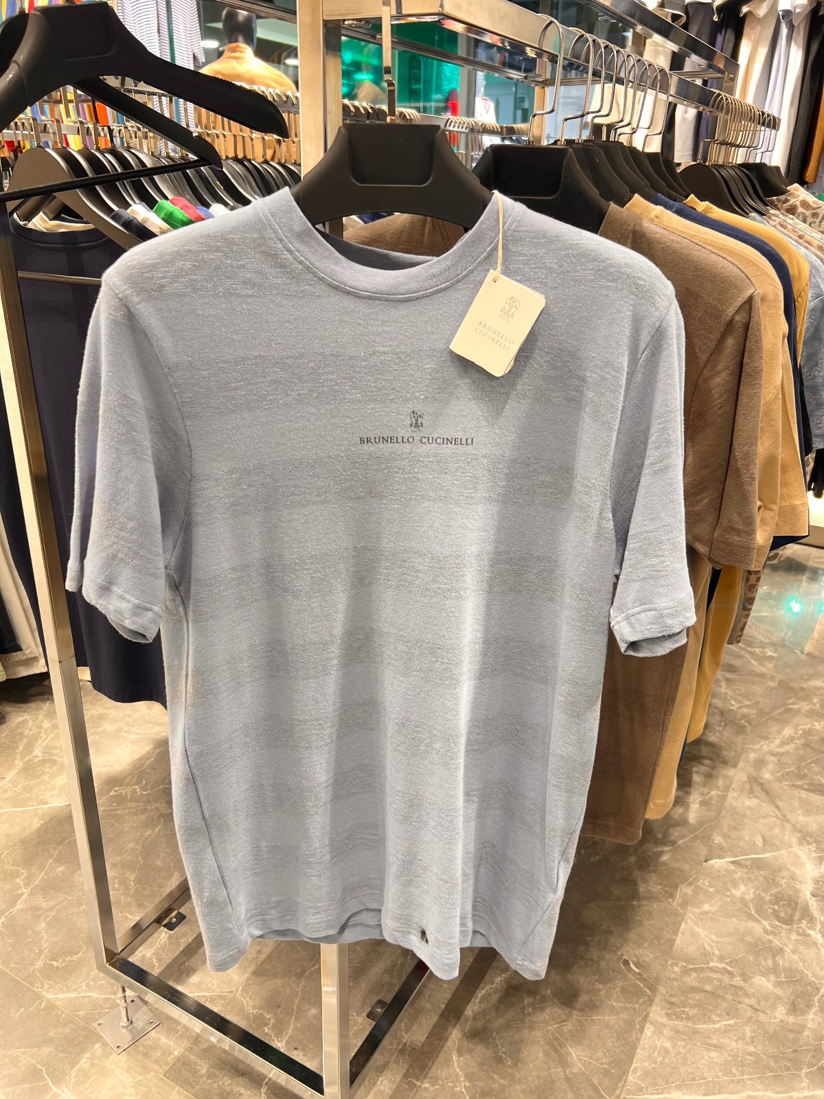 Brunello Cucinelli Men 0 Cotton interlock Luxury T-shirt Us size XLarge gallery