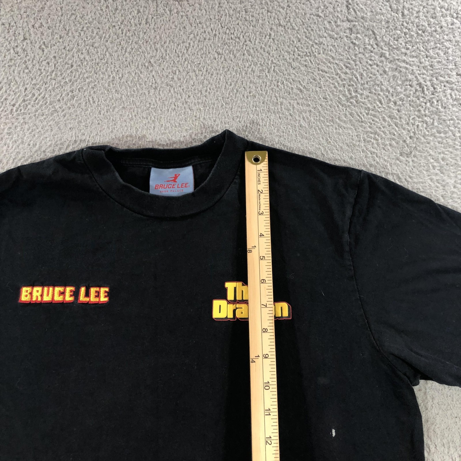 Bruce Lee Shirt Mens Medium Black The Dragon Graphic Tee Crewneck Shoe Palace gallery