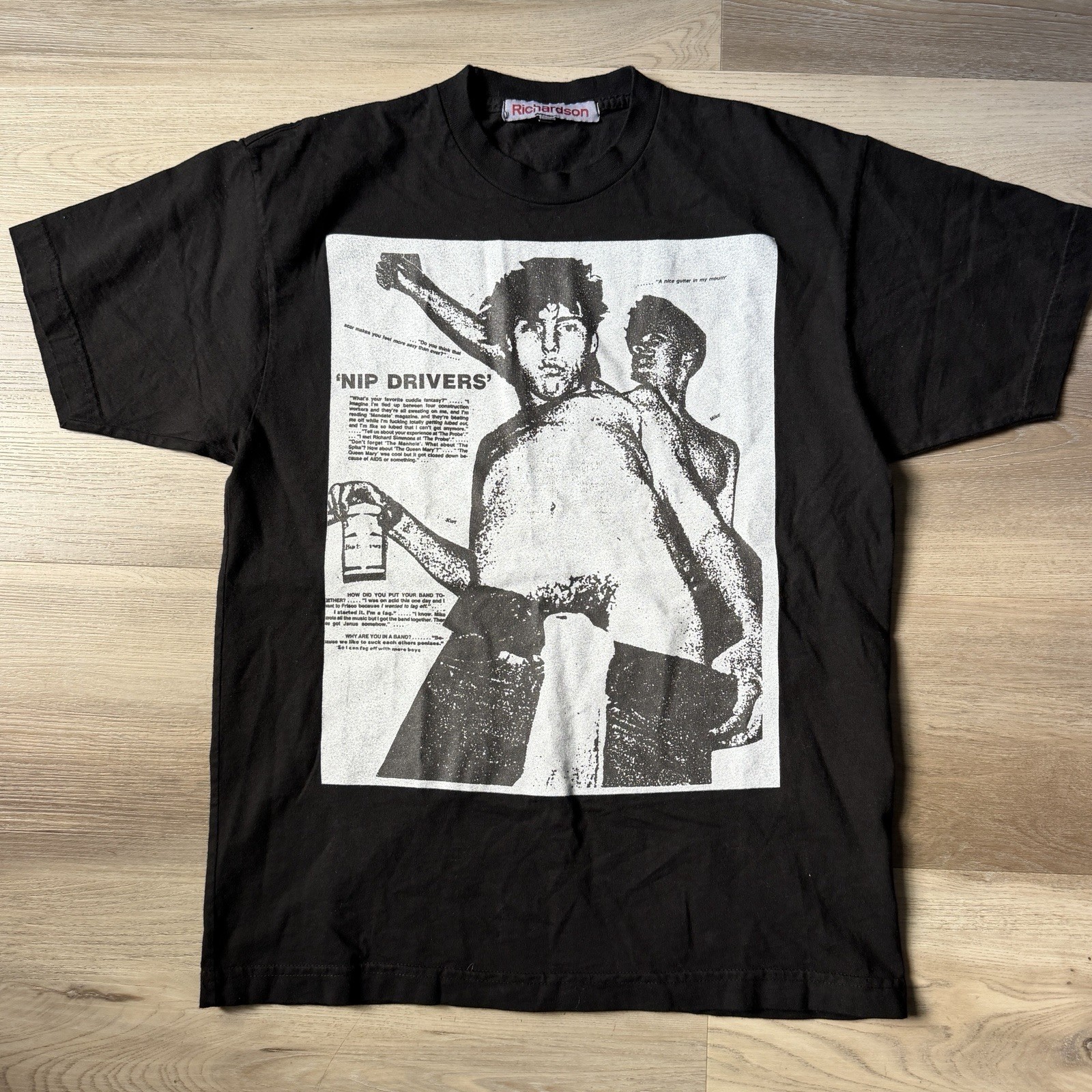 Richardson x Showboat Punk/Sex/Bodies Book Shirt Size 2 (fits S) Rare Sold Out gallery