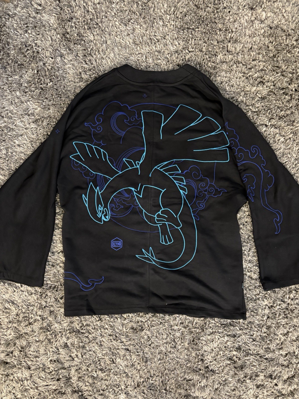 Pokémon × Dolly Noire: Lugia Pattern Black Cardigan - Adult Size Large-XL New gallery