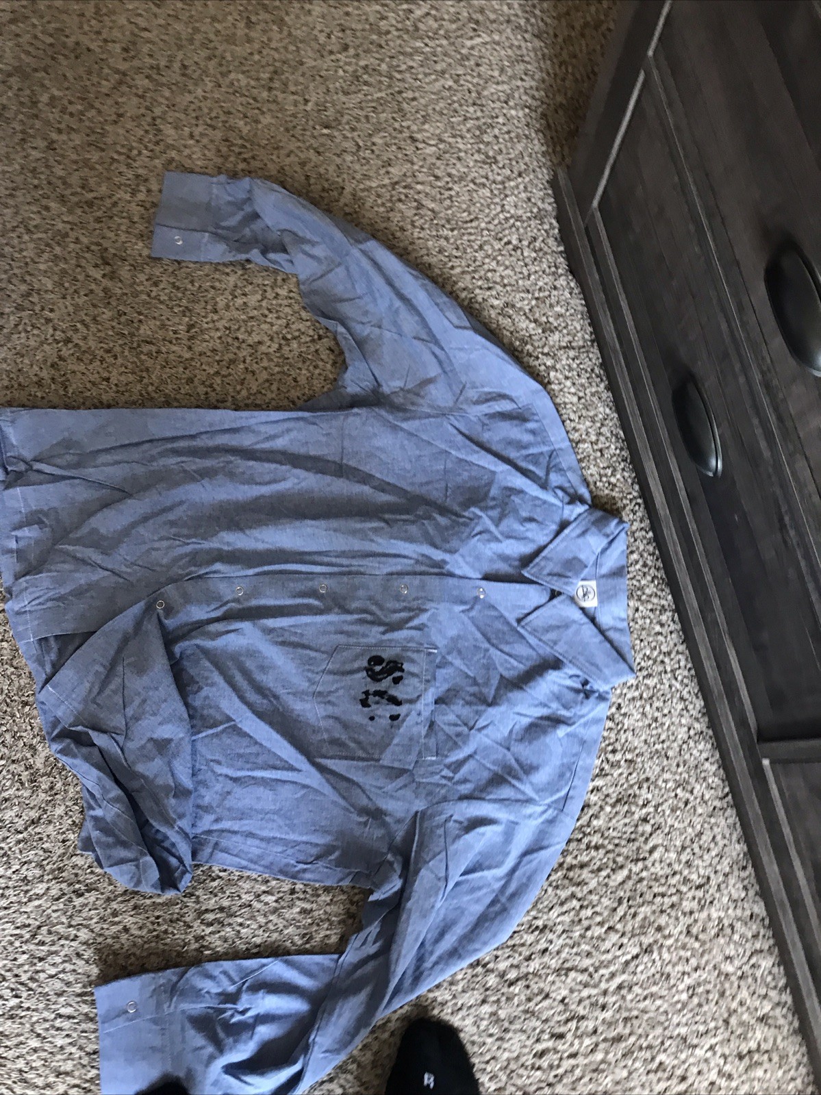 Vintage California Youth Authority Prison Blue Shirts And Standard Issued Boxers gallery
