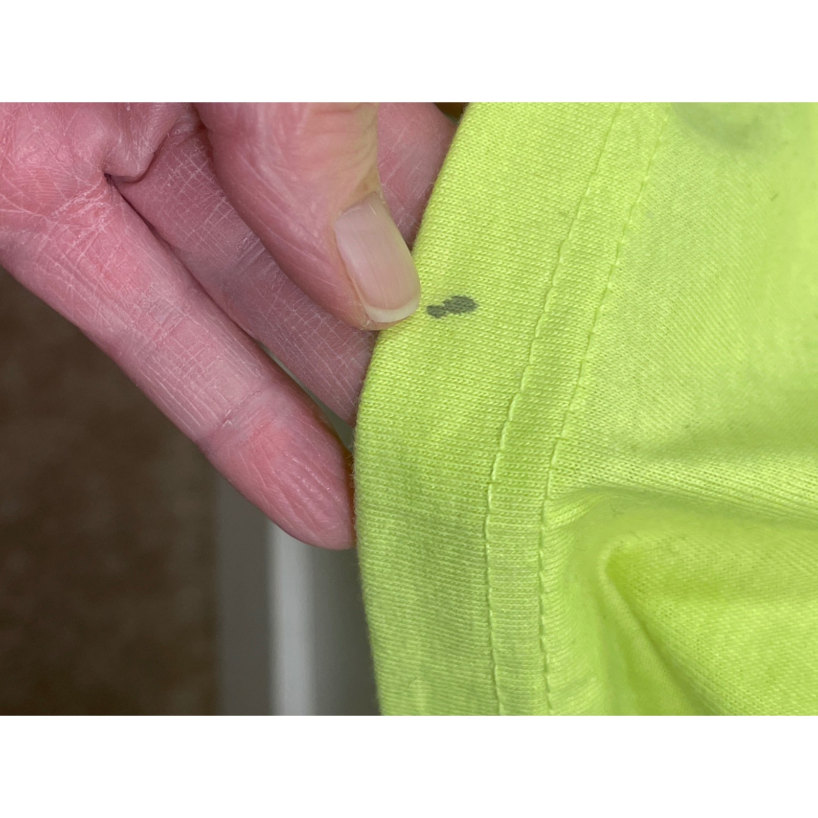 Bear River Workwear Mens 2XL Neon Lime Green Pocket T-Shirt Hi-Vis Outdoor NWT gallery