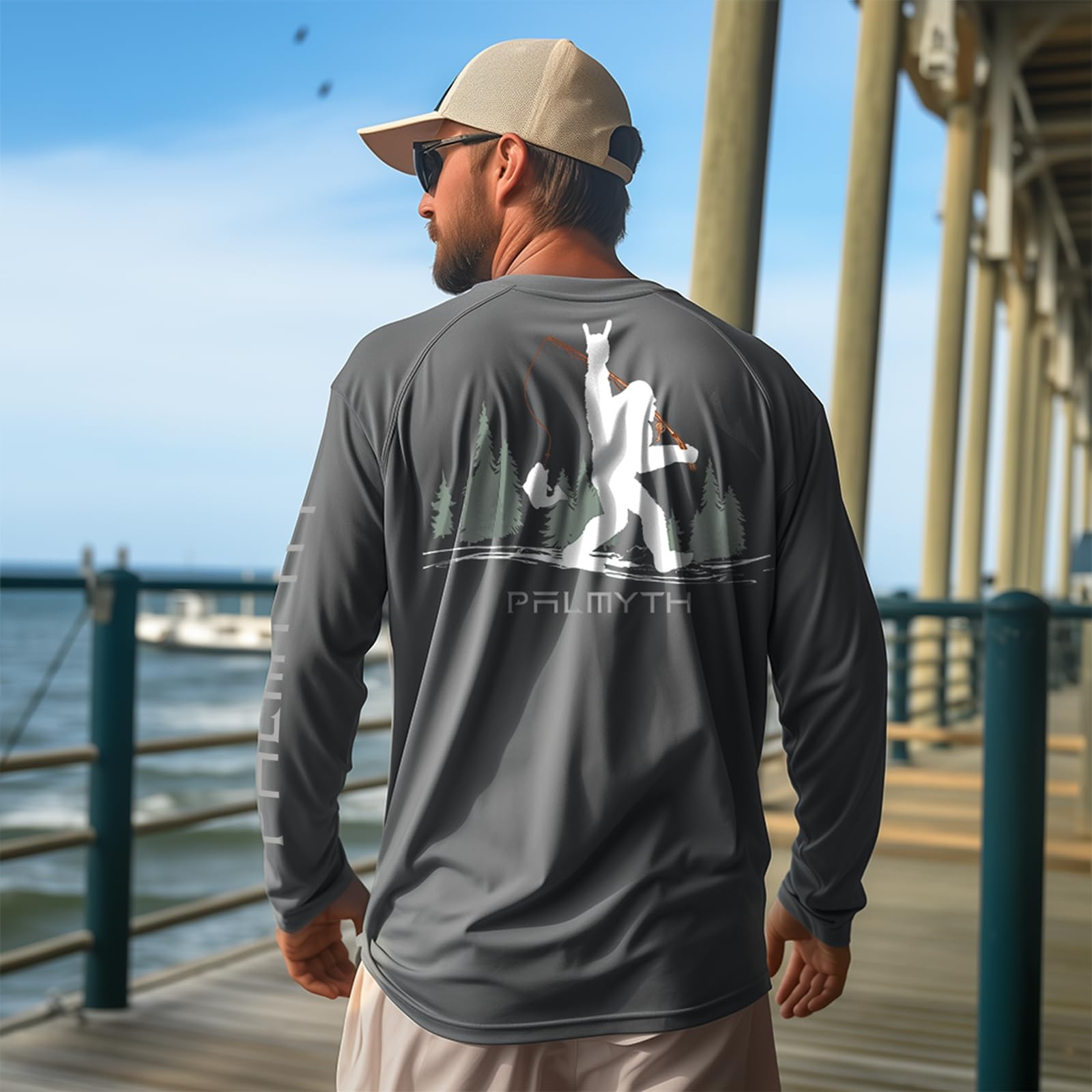 Fishing Shirts for Men Long Sleeve UPF 50+ Sun Protection UV T Shirt Tee gallery