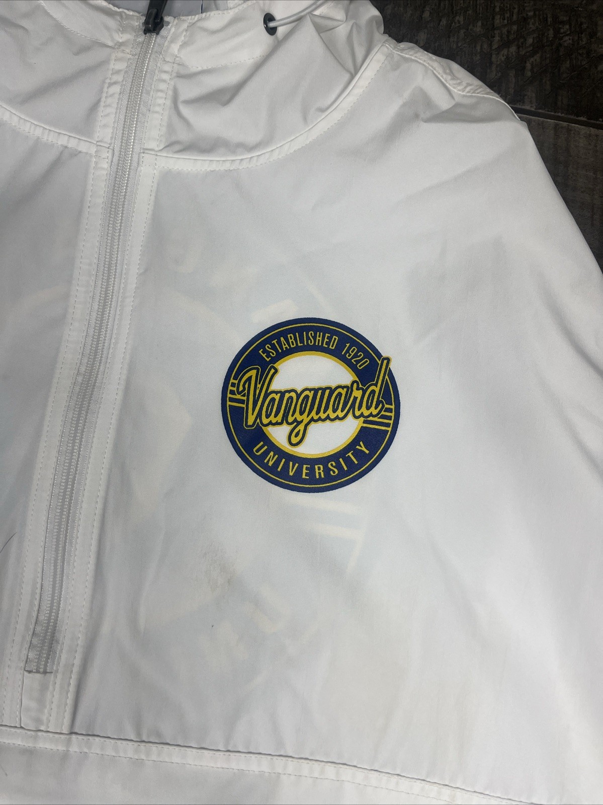 VTG Santa Clara Vanguard SCV University College Windbreaker Rain Jacket Coat gallery