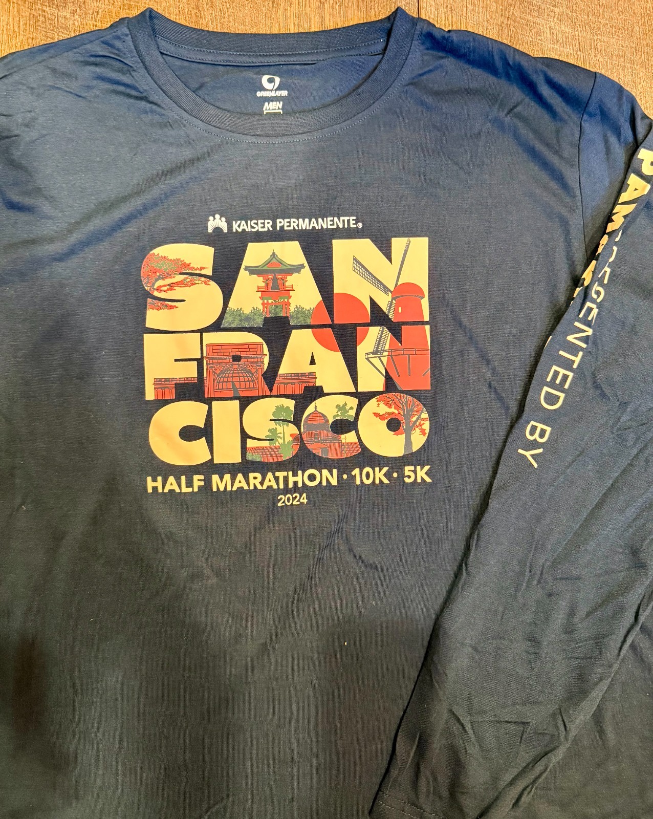 New 2024 KPSF Kaiser San Francisco Half Marathon 10k 5k Men's XL Race T-Shirt gallery