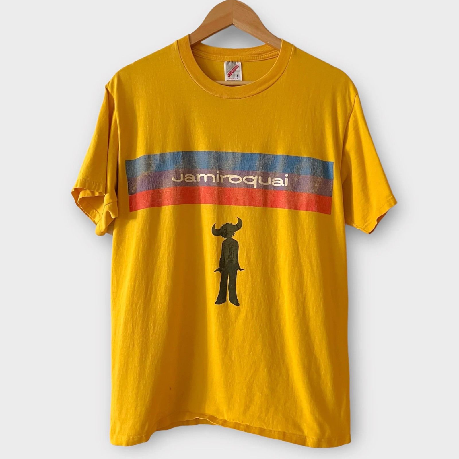 Rare! 1990s Jamiroquai Band Music Daisy Colour T-Shirt S to 5XL gallery