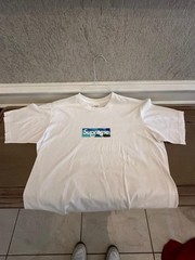 Supreme Emilio Pucci Box Logo Tee White Size M