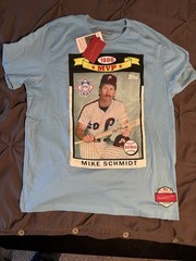 MIKE SCHMIDT Mitchell & Ness Photo Real ’86 MVP Zone Shirt 2XL