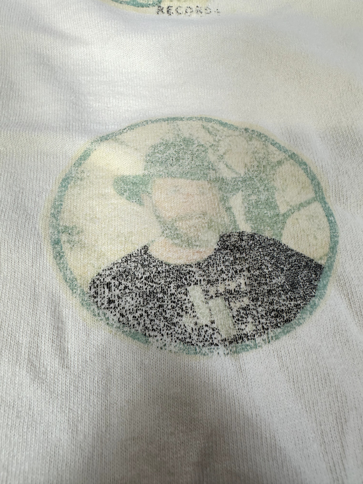 Vintage Faded Unknown Country Artist White Single Stitch T shirt gallery