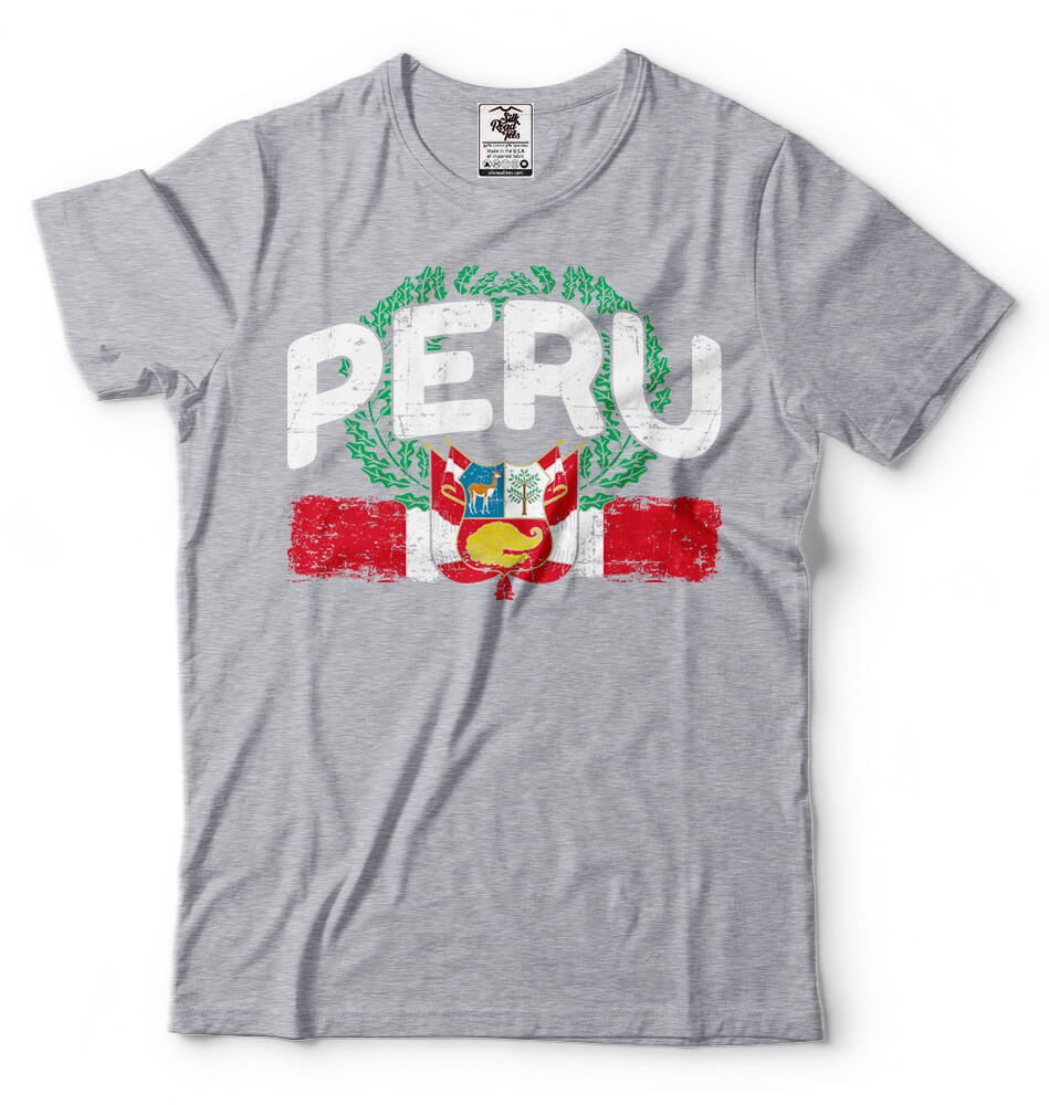 Peru Pride T shirt Peruvian Patriotic T shirt Peruvian Tee Soccer Fan T shirt gallery